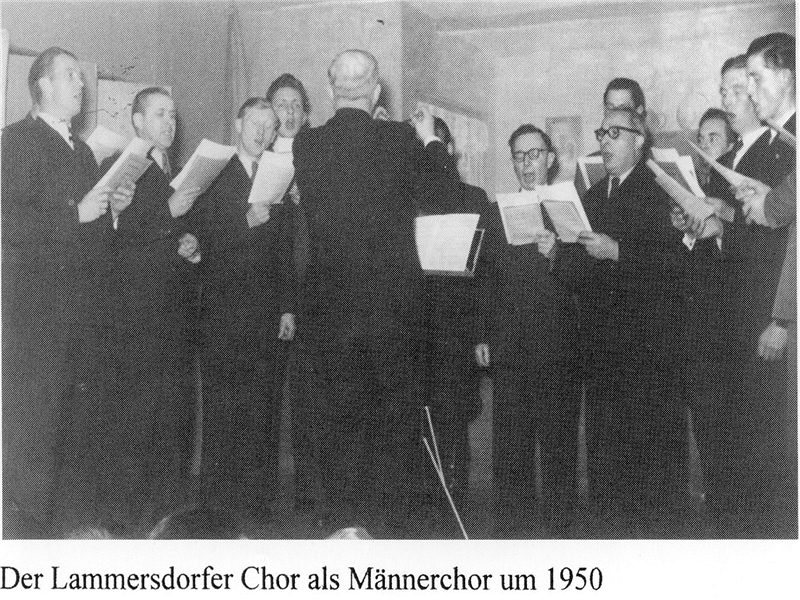 Chor um 1950